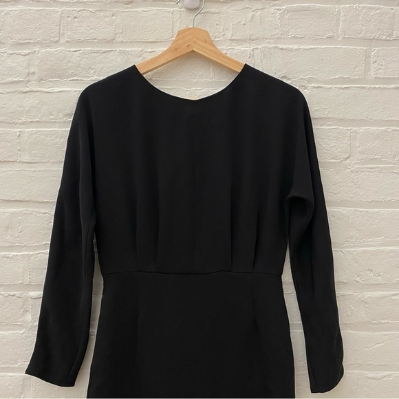 Aritzia || Babaton Samson Dress Black 0 Mini Keyhole - Picture 4 of 10